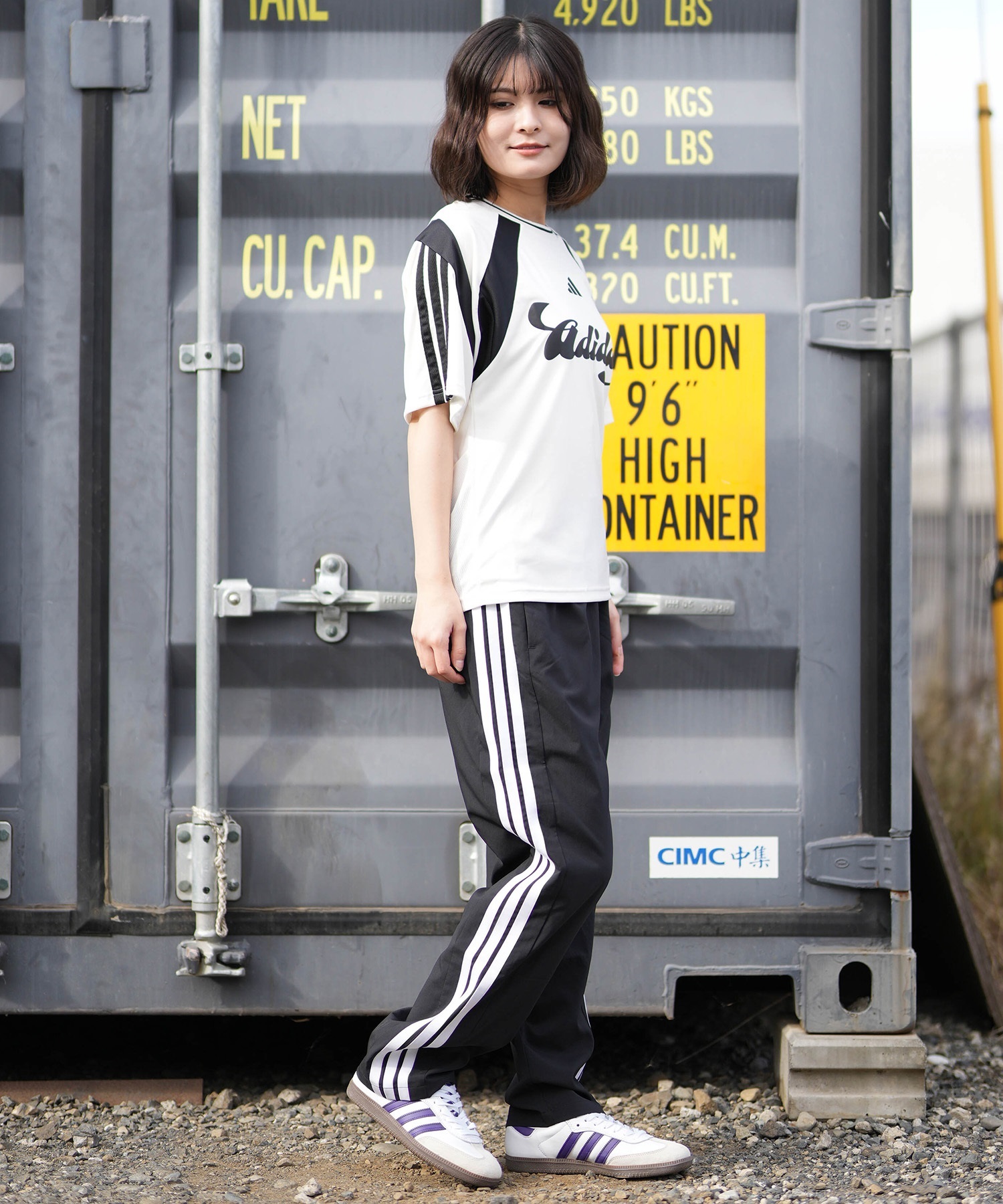 Nissy着用 adidas originals パンツ adidas アディダス ロングパンツ レディース W TEAM クロスパンツ