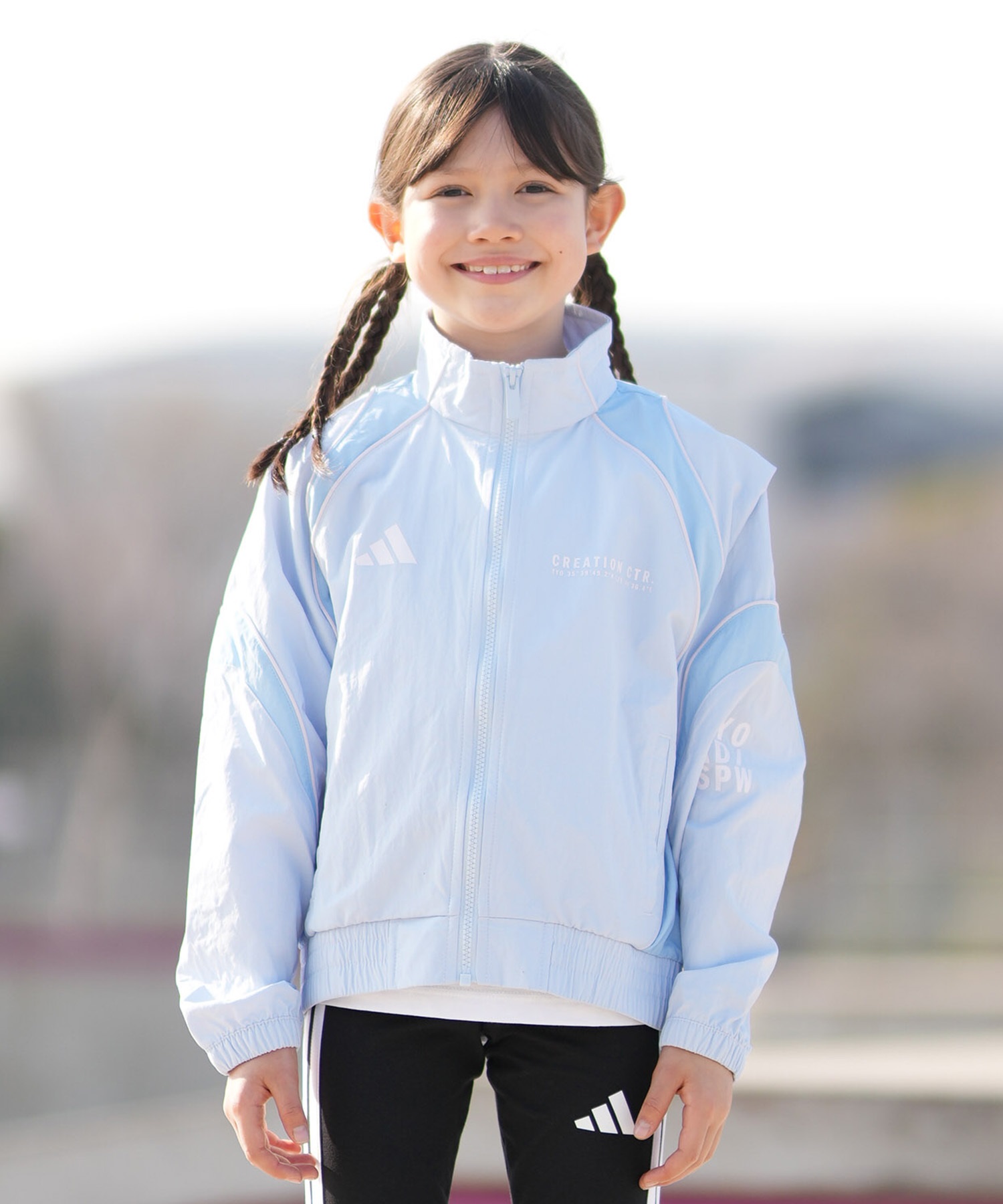 adidas アディダス ジャージ トラックジャケット キッズ ジュニア 子供