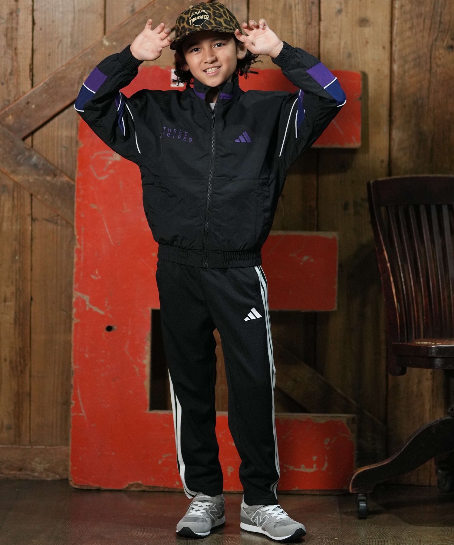 adidas アディダス ジャケット キッズ 子供 軽量 KBLウーブン