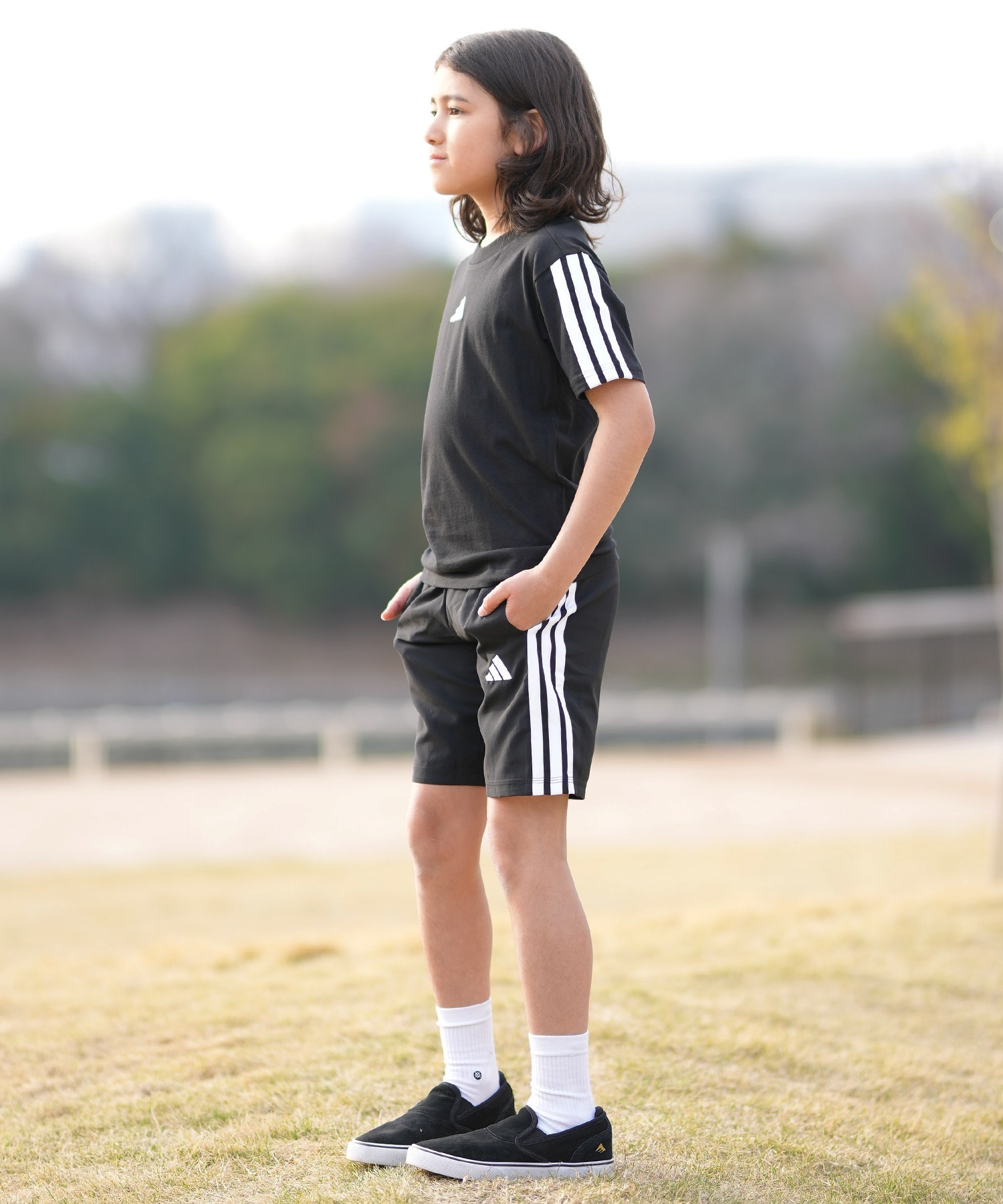 adidas アディダス ハーフパンツ ショートパンツ ショーツ キッズ