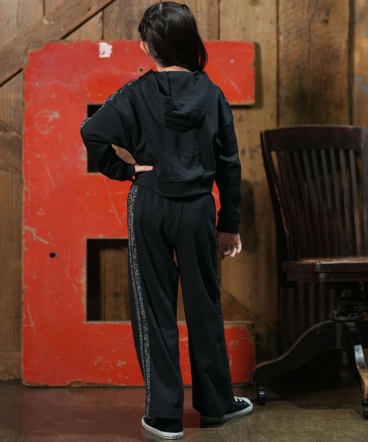 アンタイカントリークラブ×クラブハウス×アディダス ハーフジップ黒L adidas アディダス ジップアップ パーカー フーディー キッズ 子供