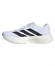 adidas アディダス スニーカー メンズ ランニング 厚底 Adizero EVO SL WOVEN M アディゼロ JR1912(WT/BK-26.0cm)