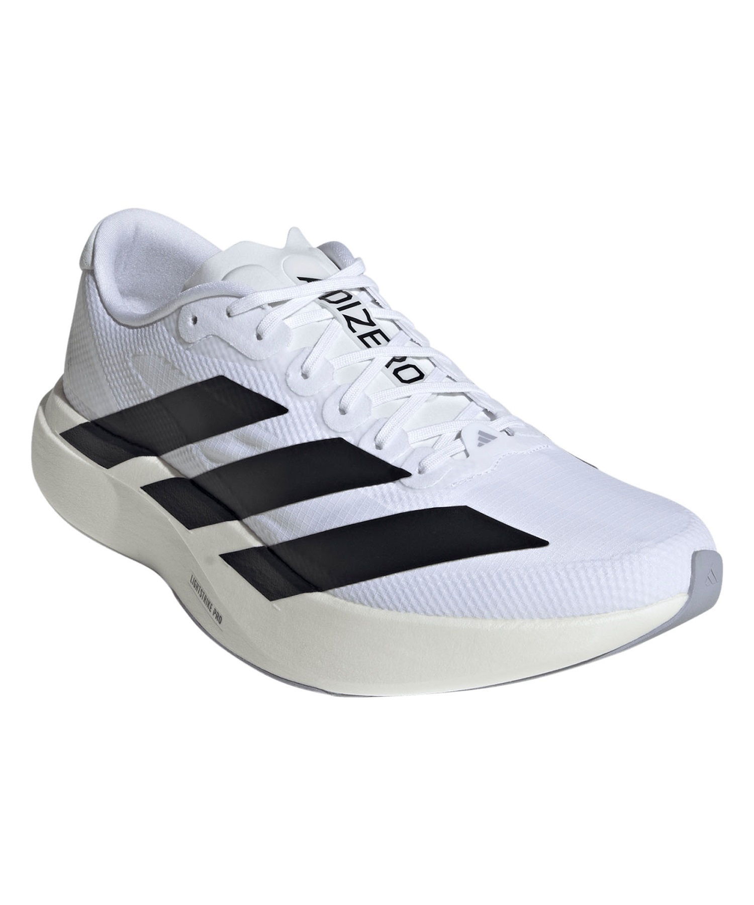 adidas アディダス スニーカー メンズ ランニング 厚底 Adizero EVO SL WOVEN M アディゼロ JR1912(WT/BK-26.0cm)
