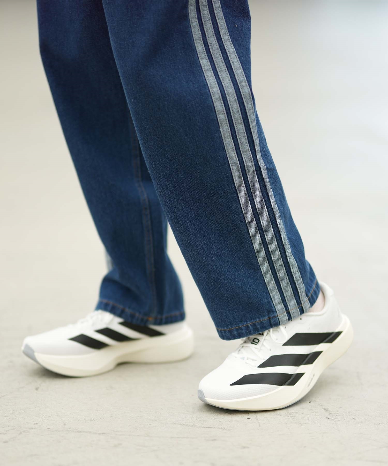 adidas アディダス アディゼロ エボ エスエル ウーブン JR1912 シューズ スニーカー ライフスタイル メンズ(WT/BK-25.5cm)