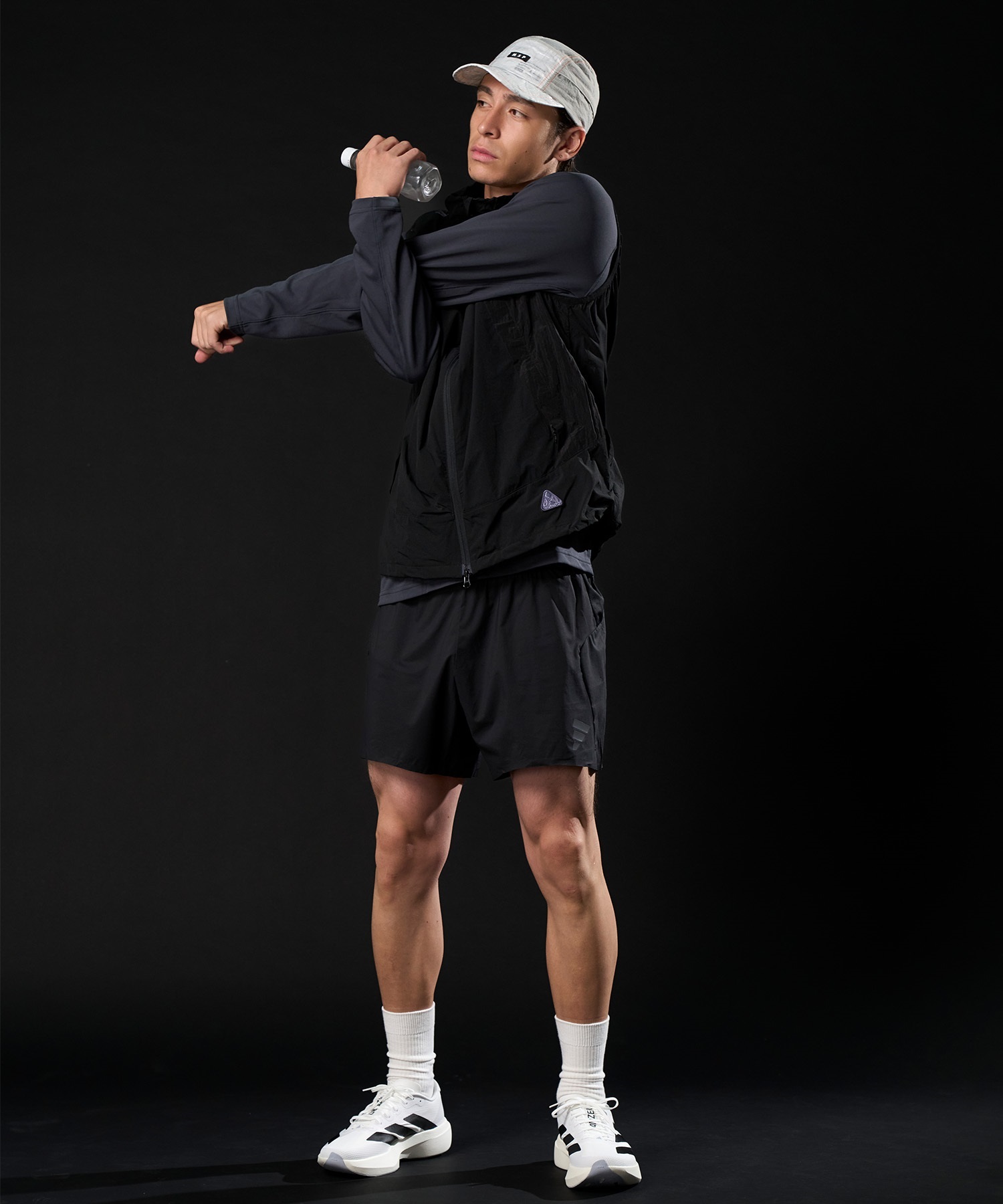 adidas アディダス アディゼロ エボ エスエル ウーブン JR1912 シューズ スニーカー ライフスタイル メンズ(WT/BK-25.5cm)