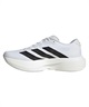 adidas アディダス スニーカー レディース ランニング 厚底 Adizero EVO SL WOVEN W アディゼロ JR4736(WT/BK-23.0cm)