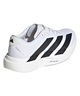 adidas アディダス スニーカー レディース ランニング 厚底 Adizero EVO SL WOVEN W アディゼロ JR4736(WT/BK-23.0cm)