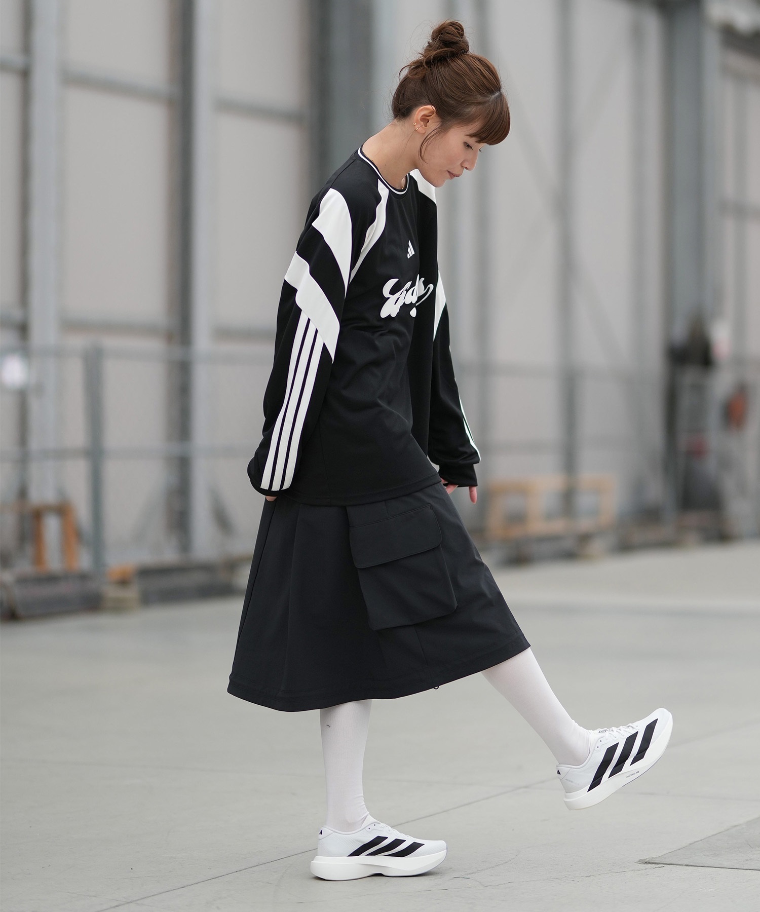 adidas アディダス スニーカー レディース ランニング 厚底 Adizero