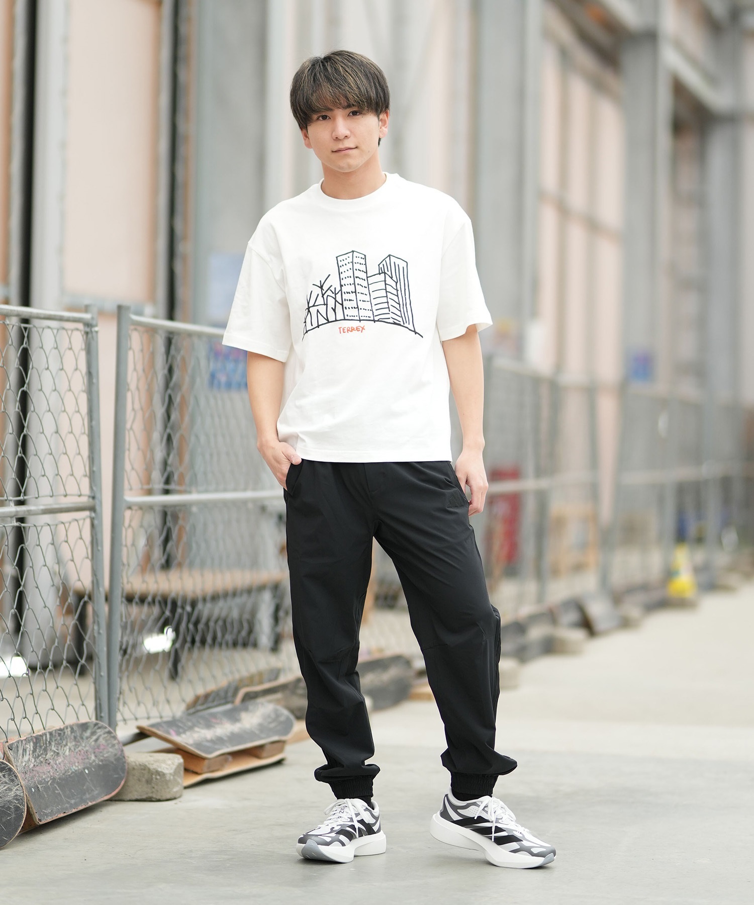 adidas アディダス スニーカー メンズ adizero EVO SL EXO M KI4763(WT/SL-26.0cm)