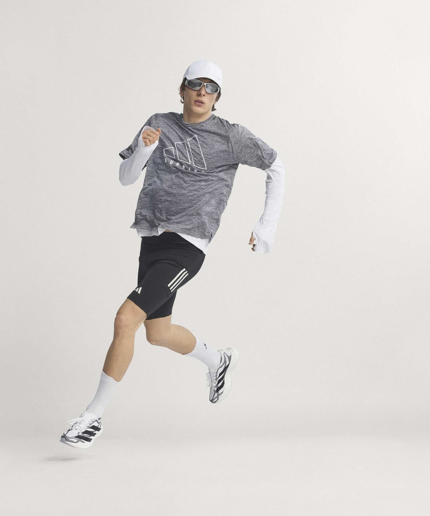 adidas アディダス スニーカー メンズ adizero EVO SL EXO M KI4763(WT/SL-26.0cm)
