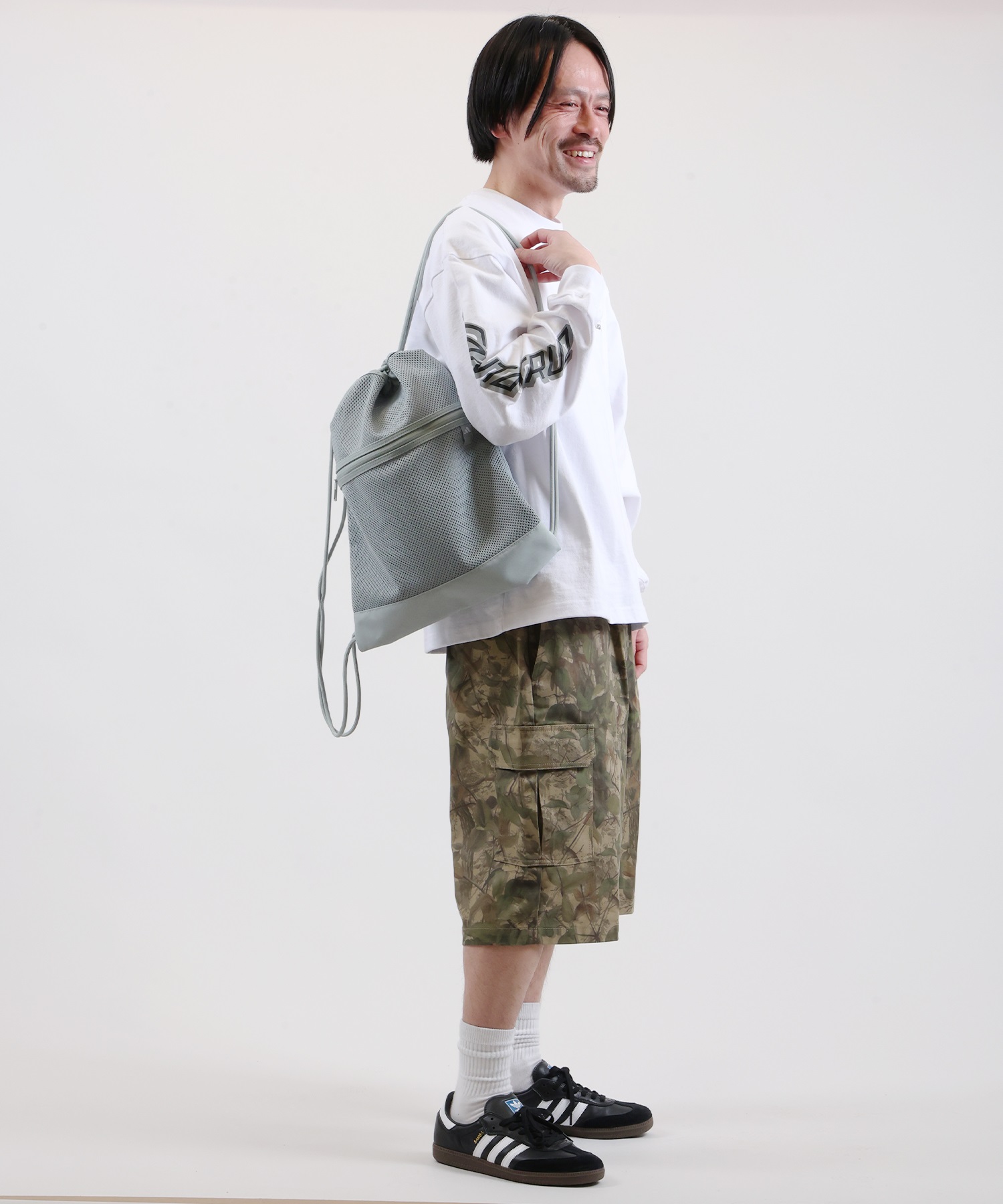 adidas アディダス バッグ ナップサック メッシュジムバッグ 14.7L