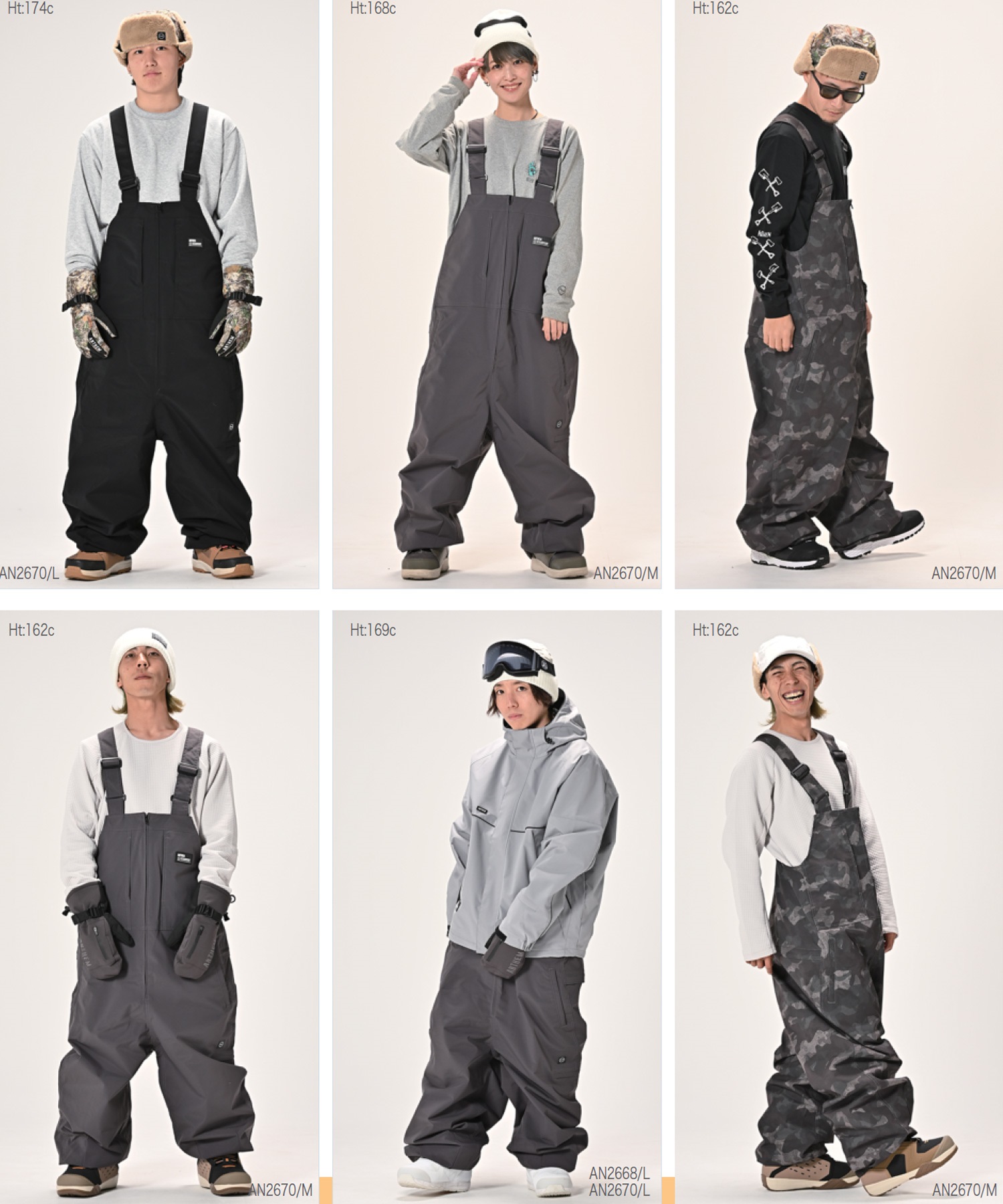 【タグ付き✨ANTHEM✨M】スノー スノボ ウェア ビブパンツ ボトムス ANTHEM アンセム サグライドビブ THUGRIDE BIB スノーボード ウェア