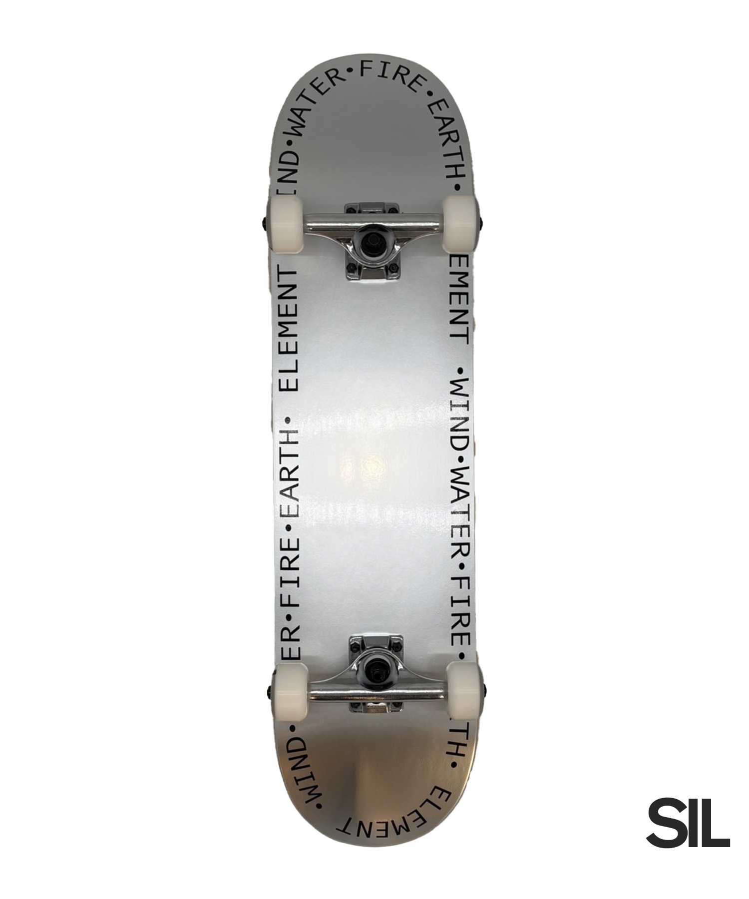 ELEMENT エレメント AROUND SILVER BLACK スケートボード コンプリート