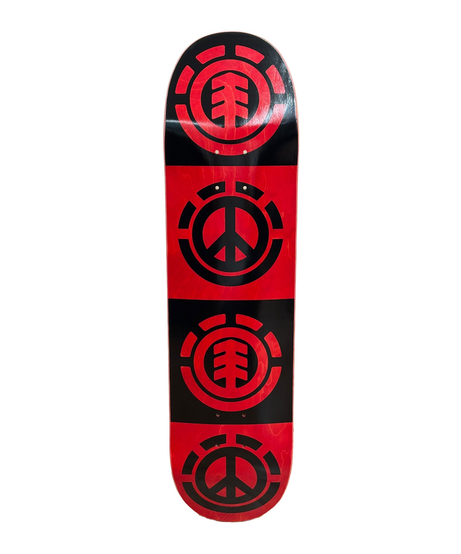 Community スケートボード デッキ 赤黒 ELEMENT エレメント スケートボード デッキ 8.0inch QUADRANT RED PLY