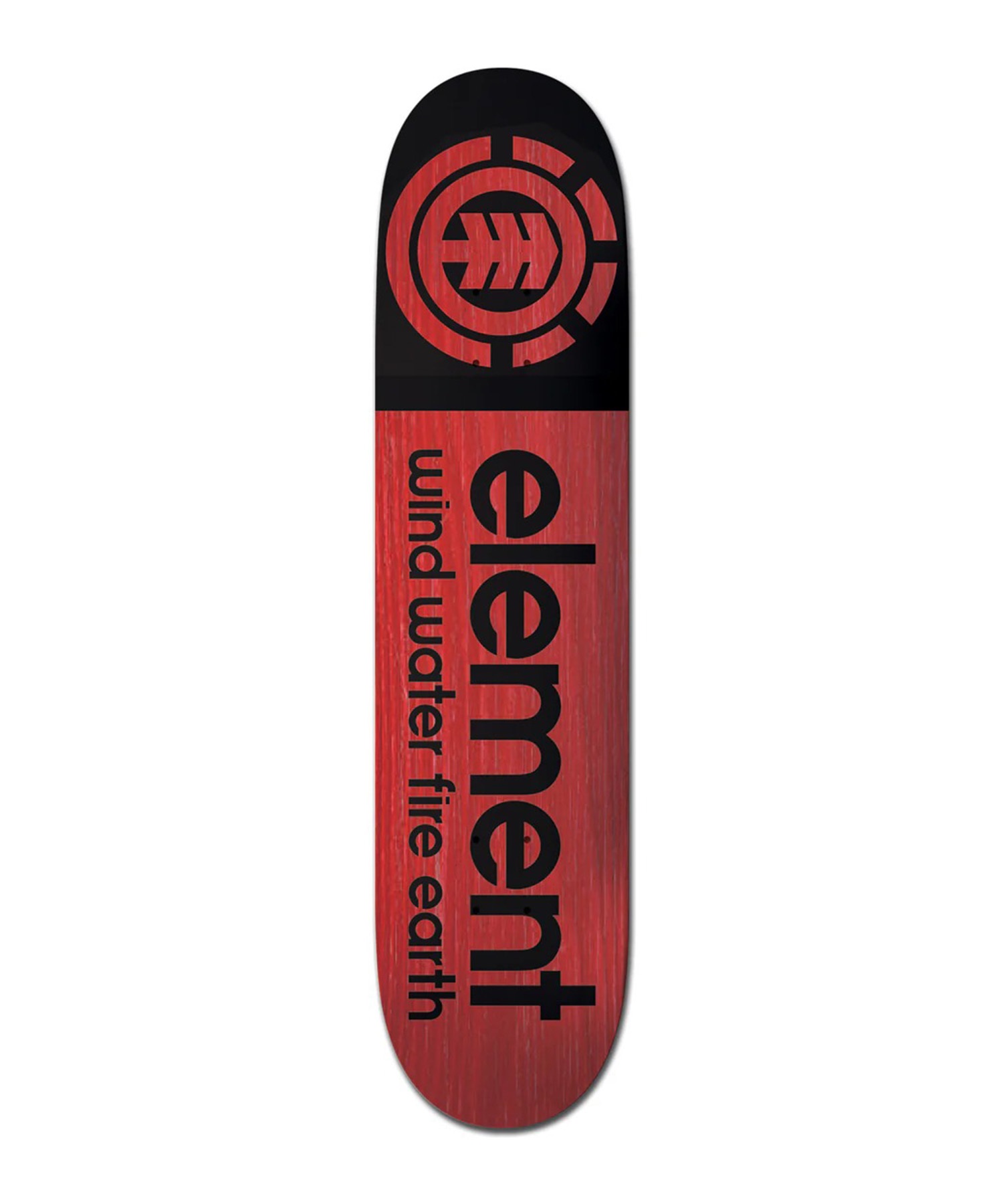 ELEMENT エレメント スケートボード デッキ 7.5inch OLD SCHOOL RED PLY 初心者 おすすめ(RED-7.5inch)