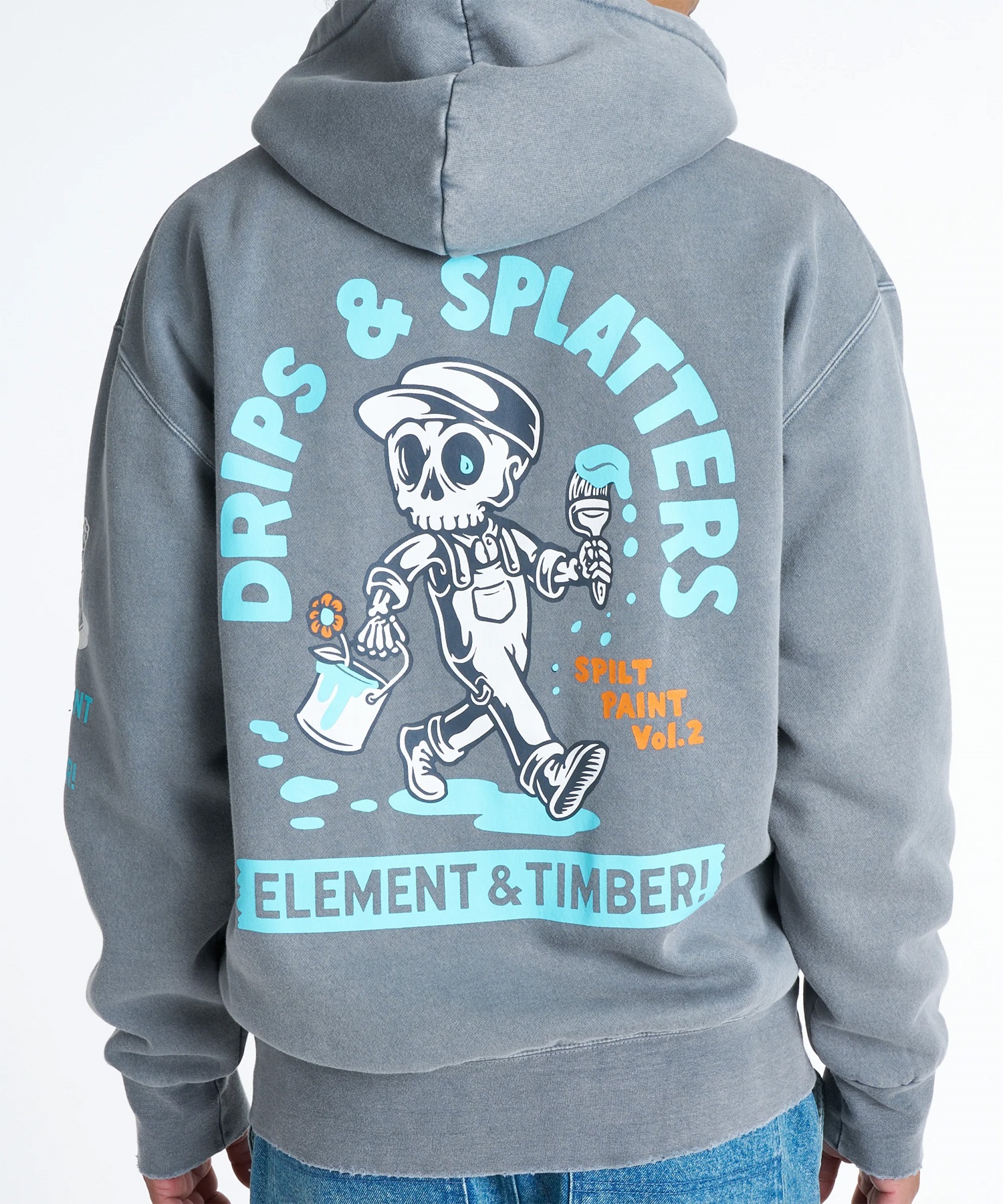 ELEMENT エレメント ジップアップ パーカー フーディー メンズ 裏起毛