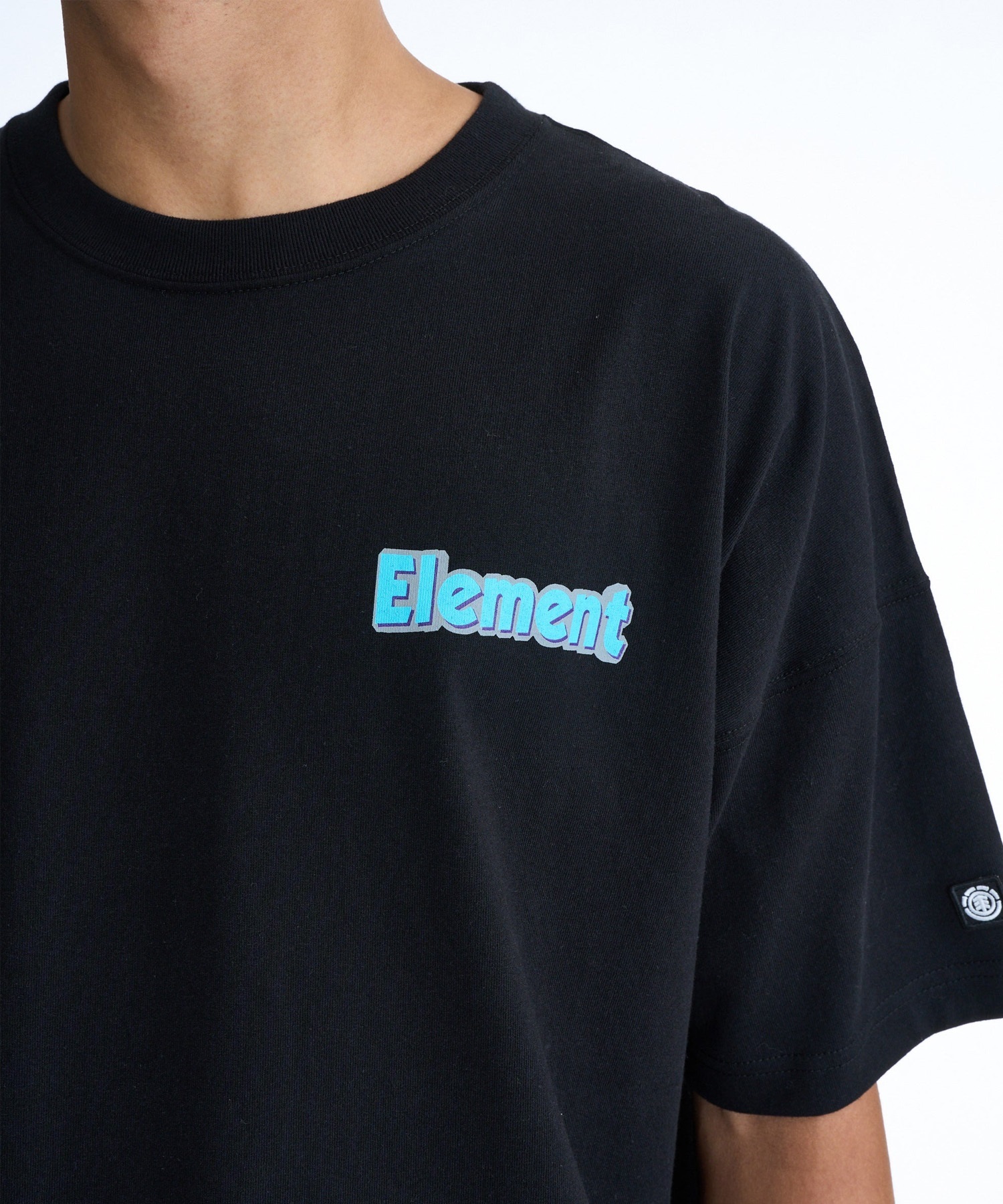 ELEMENT エレメント 半袖 Tシャツ メンズ バックプリント BG021203(WHT-M)