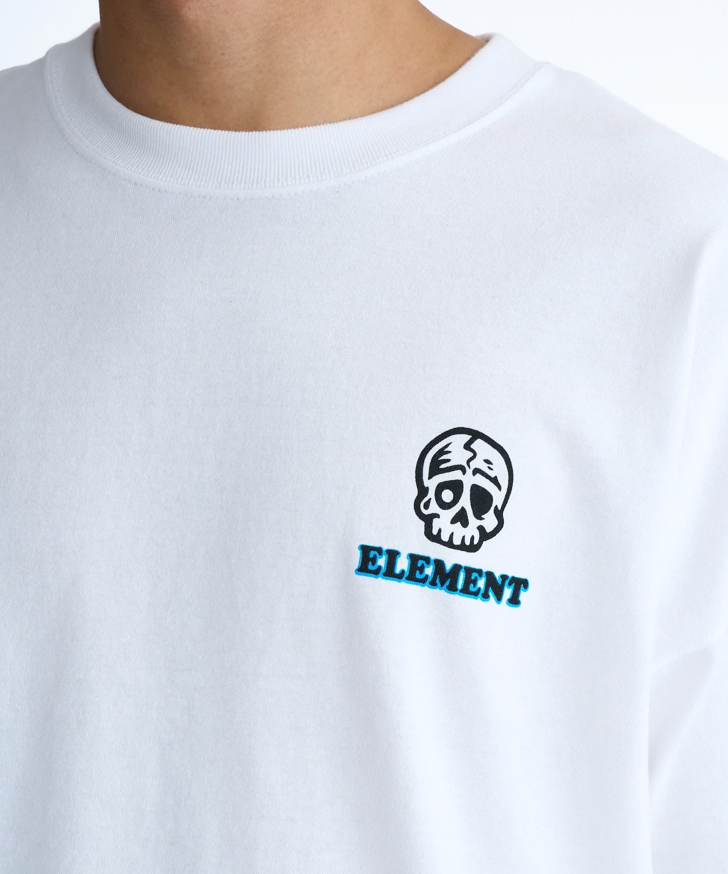 ELEMENT エレメント 半袖 Tシャツ メンズ バックプリント BG021212(WHT-M)