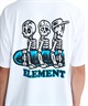 ELEMENT エレメント 半袖 Tシャツ メンズ バックプリント BG021212(WHT-M)
