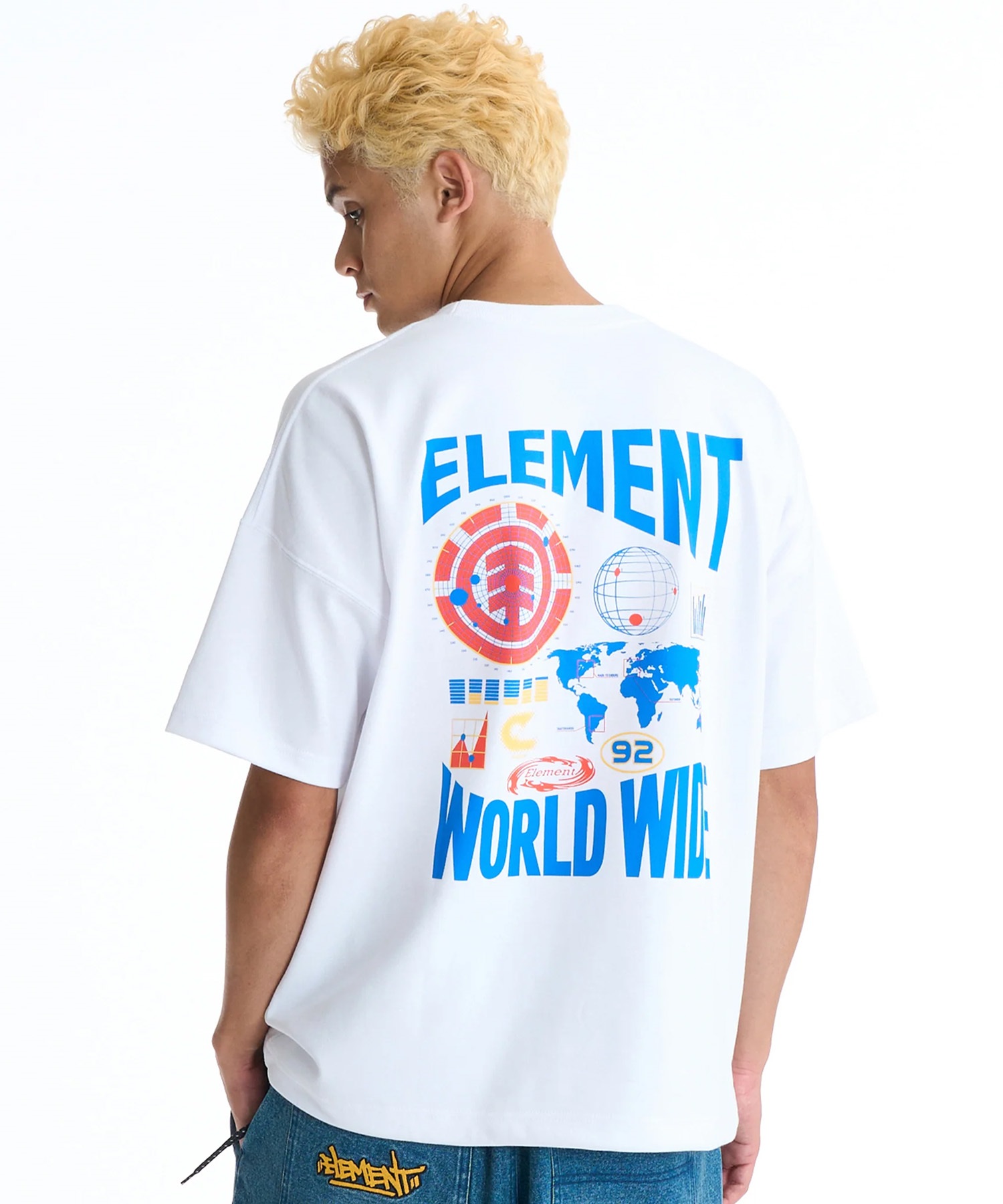 ELEMENT エレメント 半袖 Tシャツ メンズ ロゴ バックプリント 
