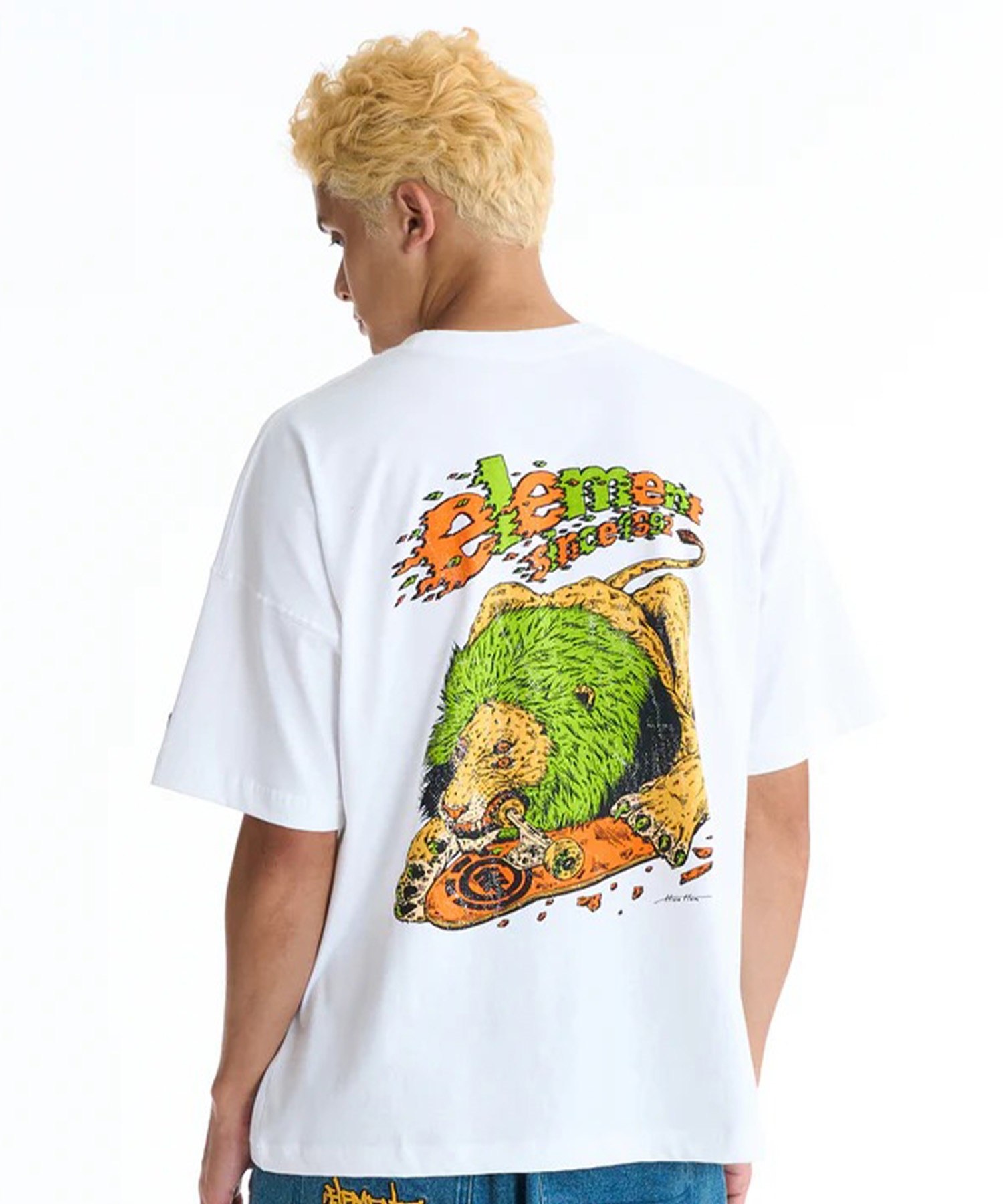 ELEMENT エレメント 半袖 Tシャツ メンズ バックプリント HIROTTON SS