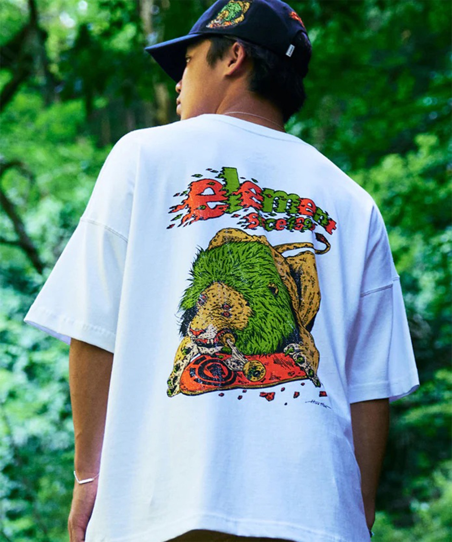 ELEMENT エレメント 半袖 Tシャツ メンズ バックプリント HIROTTON SS