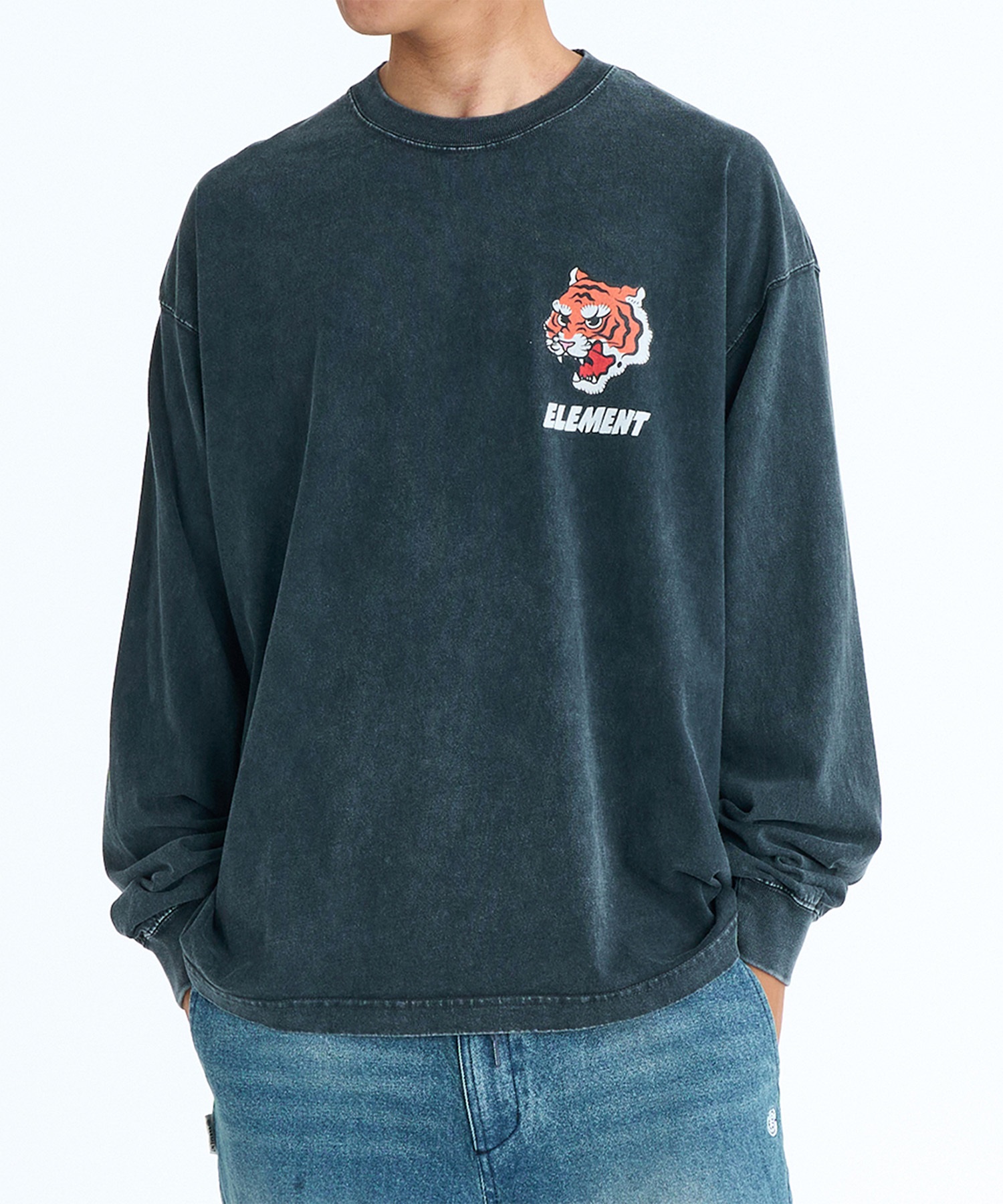 ELEMENT エレメント 長袖 Tシャツ ロンT メンズ バックプリント DOVE
