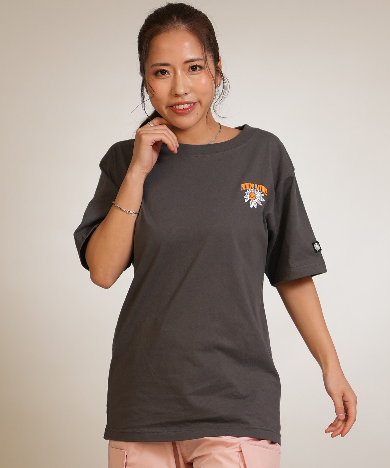 ELEMENT エレメント 半袖 Tシャツ レディース FLOWER SS W BG023P17(BSP-FREE)