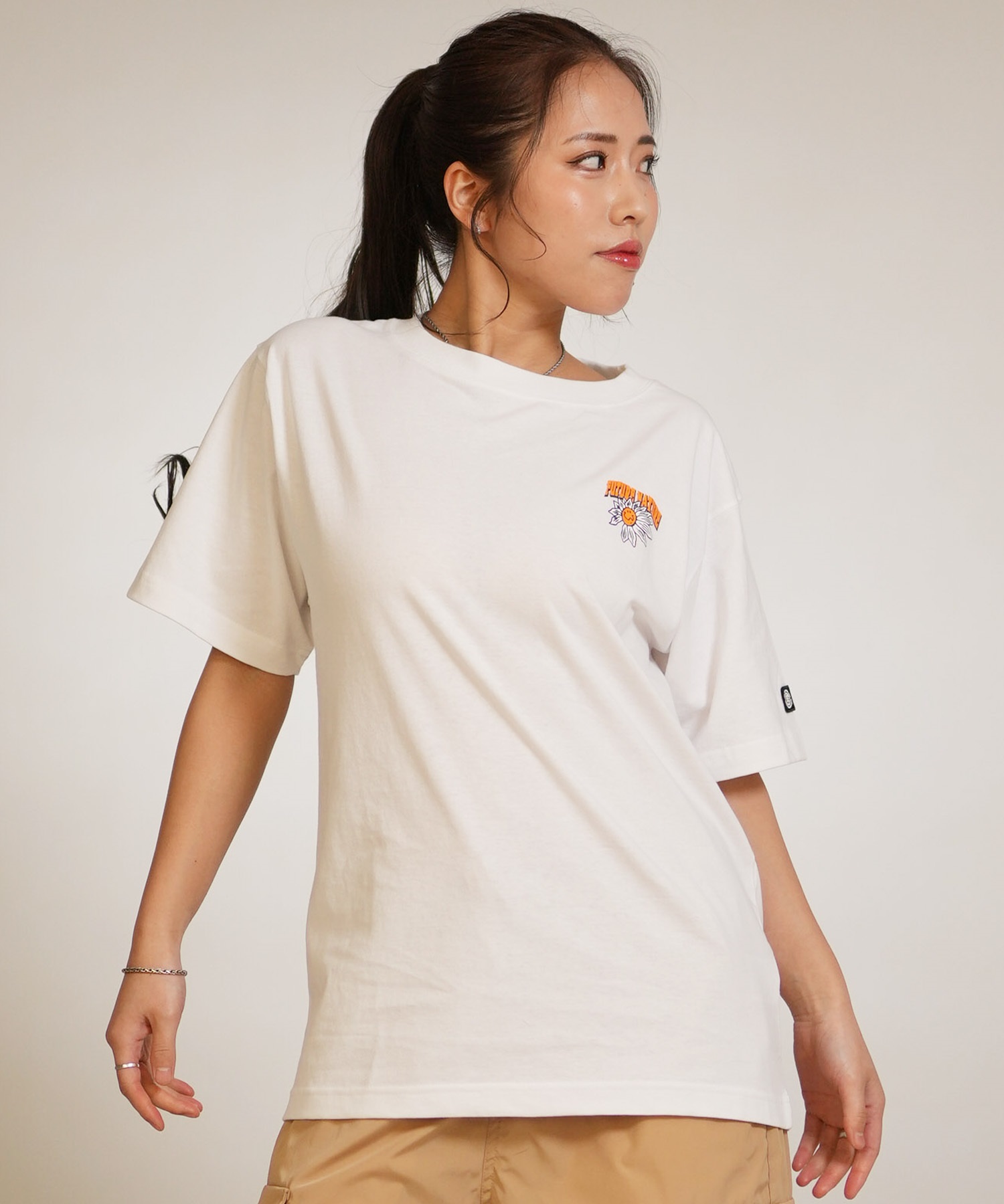 ELEMENT エレメント 半袖 Tシャツ レディース FLOWER SS W BG023P17(BSP-FREE)