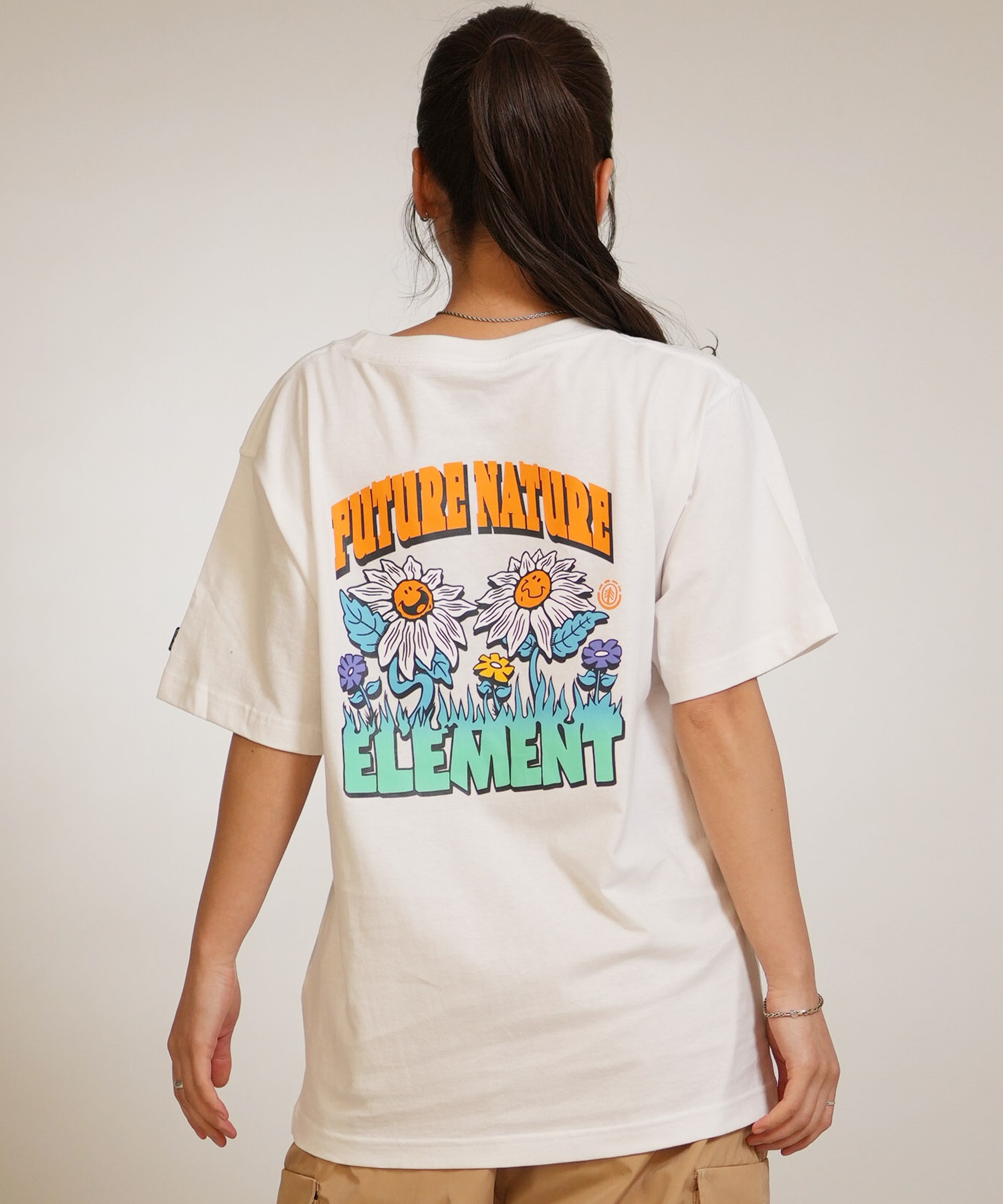 ELEMENT エレメント 半袖 Tシャツ レディース FLOWER SS W BG023P17(BSP-FREE)