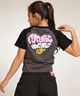 ELEMENT エレメント 半袖 Tシャツ レディース HEART RAGLAN SS W BG023P19(CHA-M)