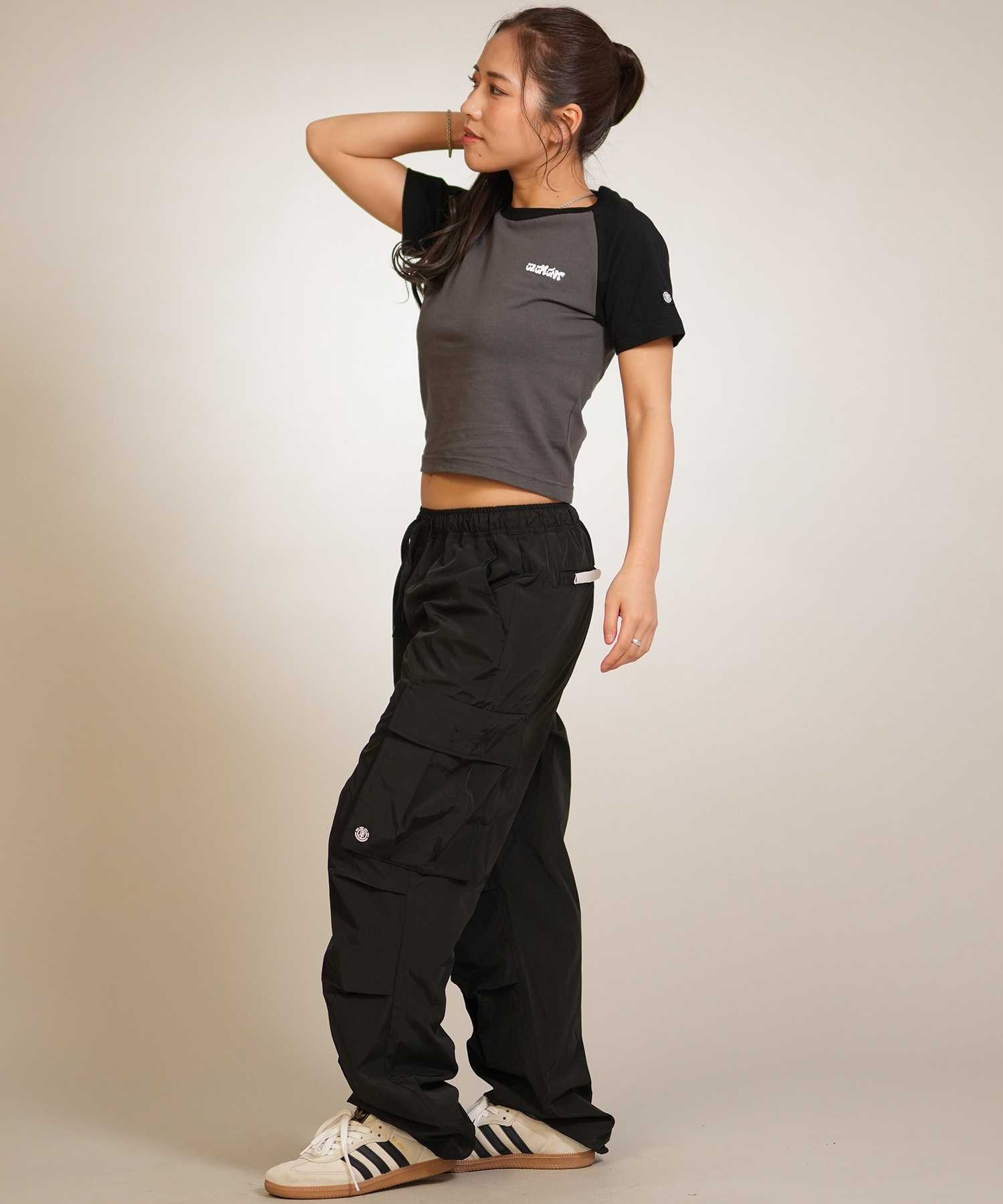 ELEMENT エレメント 半袖 Tシャツ レディース HEART RAGLAN SS W BG023P19(CHA-M)