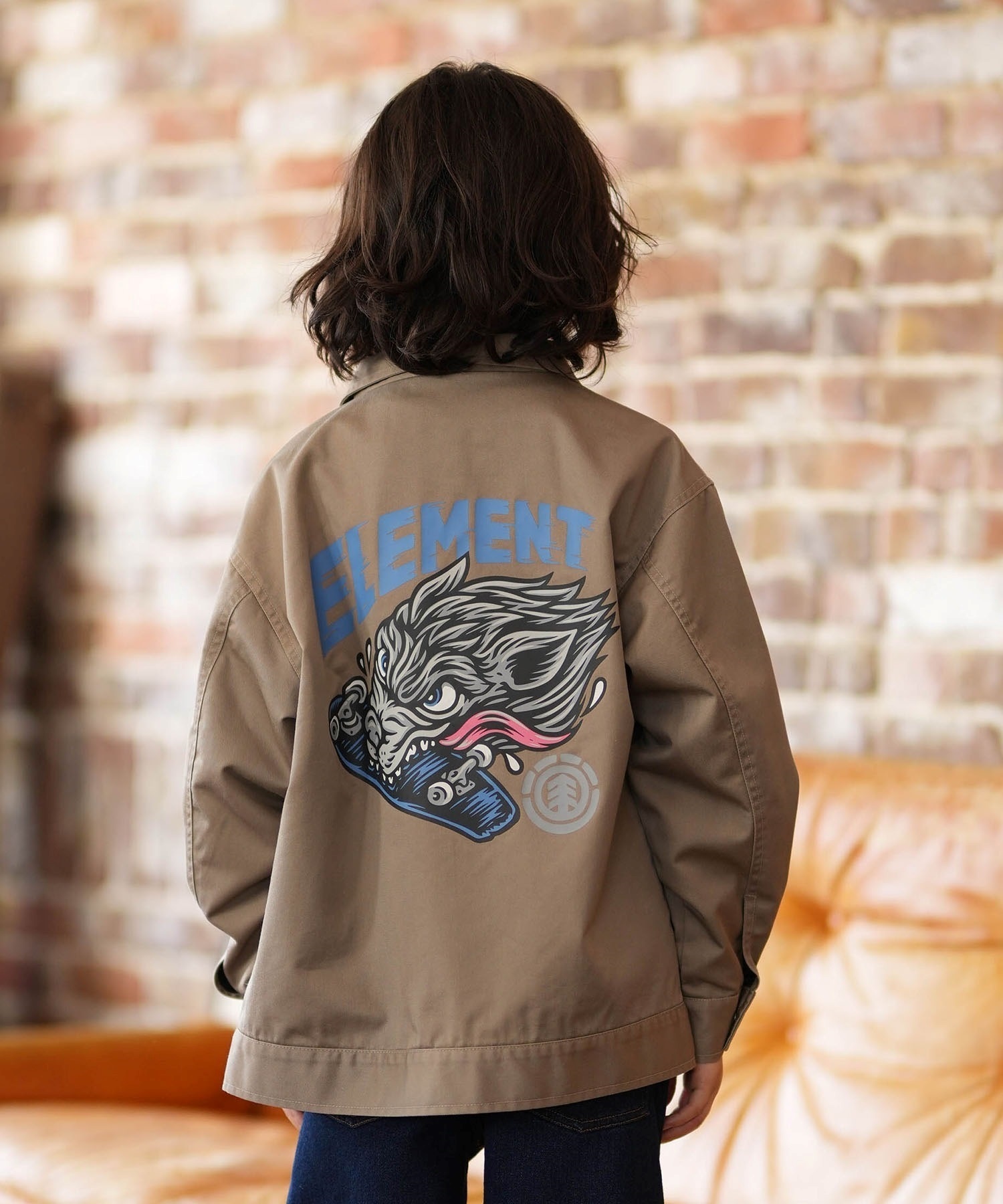 ELEMENT エレメント ジャケット キッズ ジュニア バックプリント DUTTY