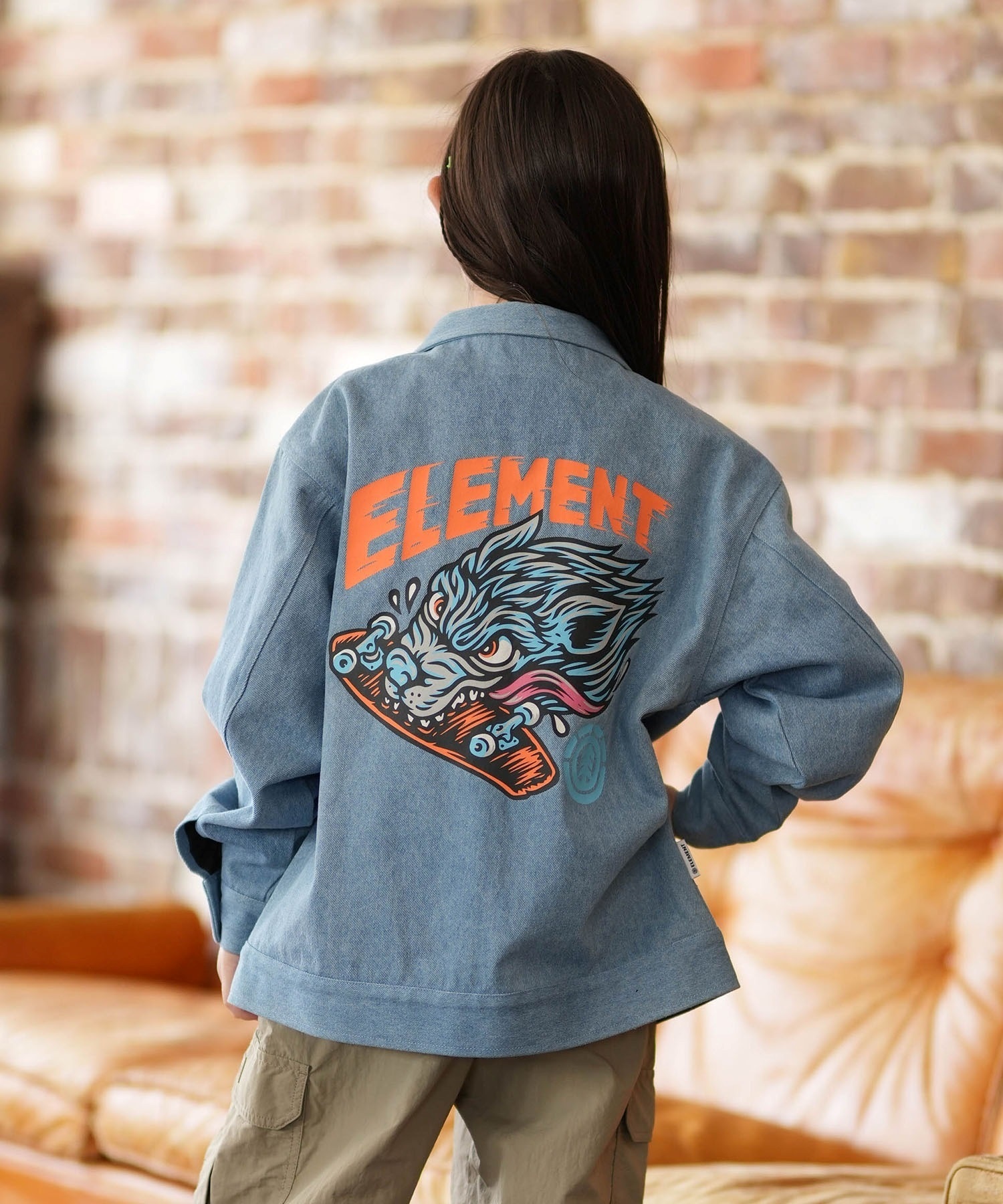 ELEMENT エレメント ジャケット キッズ ジュニア バックプリント DUTTY
