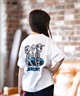 ELEMENT エレメント 半袖 Tシャツ キッズ ジュニア 子供 ロゴ バックプリント BG025250(WHT-130cm)
