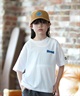 ELEMENT エレメント 半袖 Tシャツ キッズ ジュニア 子供 ロゴ バックプリント BG025254(WHT-130cm)
