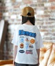 ELEMENT エレメント 半袖 Tシャツ キッズ ジュニア 子供 ロゴ バックプリント BG025254(WHT-130cm)