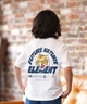ELEMENT エレメント 半袖 Tシャツ キッズ ジュニア 子供 ロゴ バックプリント BG025258(WHT-130cm)