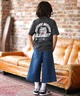 ELEMENT エレメント 半袖 Tシャツ キッズ ジュニア 子供 ロゴ バックプリント BG025258(WHT-130cm)