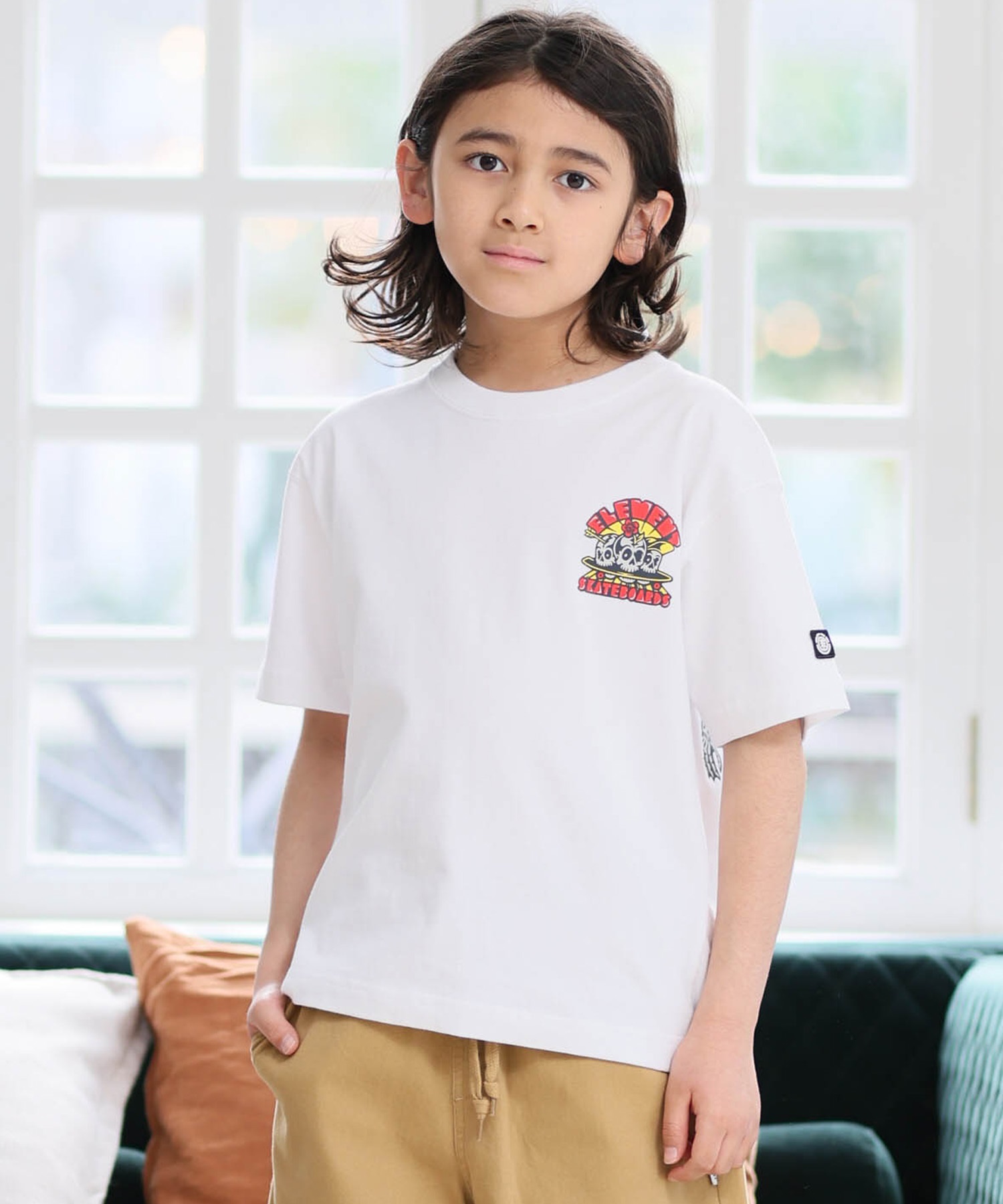 激レア ジェレミースコット フードファイト Tシャツ 半袖総柄 ブルー L 綿 ELEMENT エレメント 半袖 Tシャツ キッズ ジュニア 子供 TIMBER 3 2ND