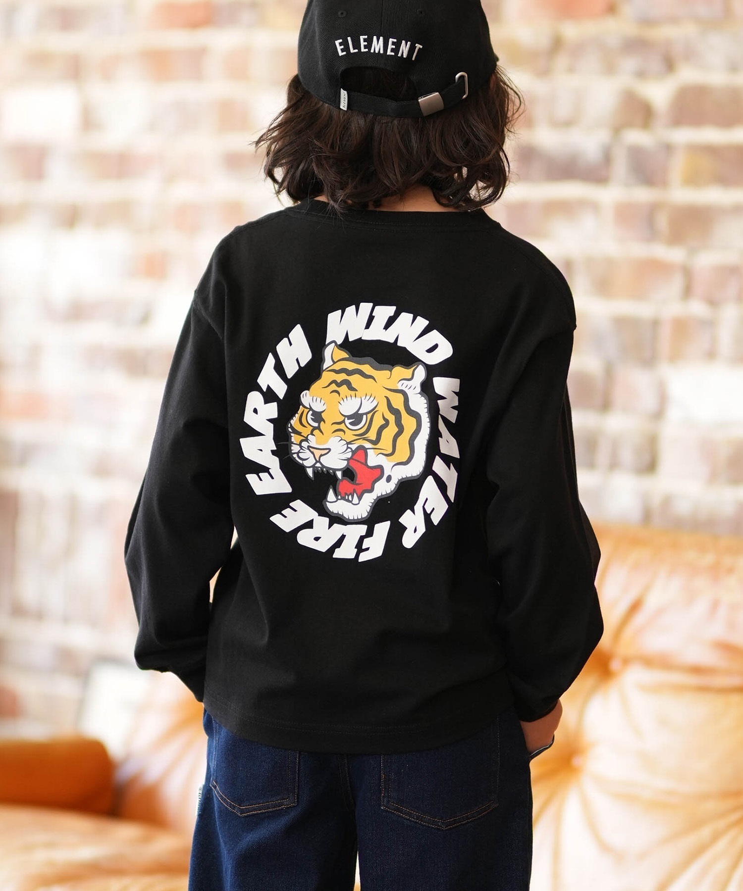 ELEMENT エレメント 長袖 Tシャツ ロンT キッズ ジュニア 子供 DOVE