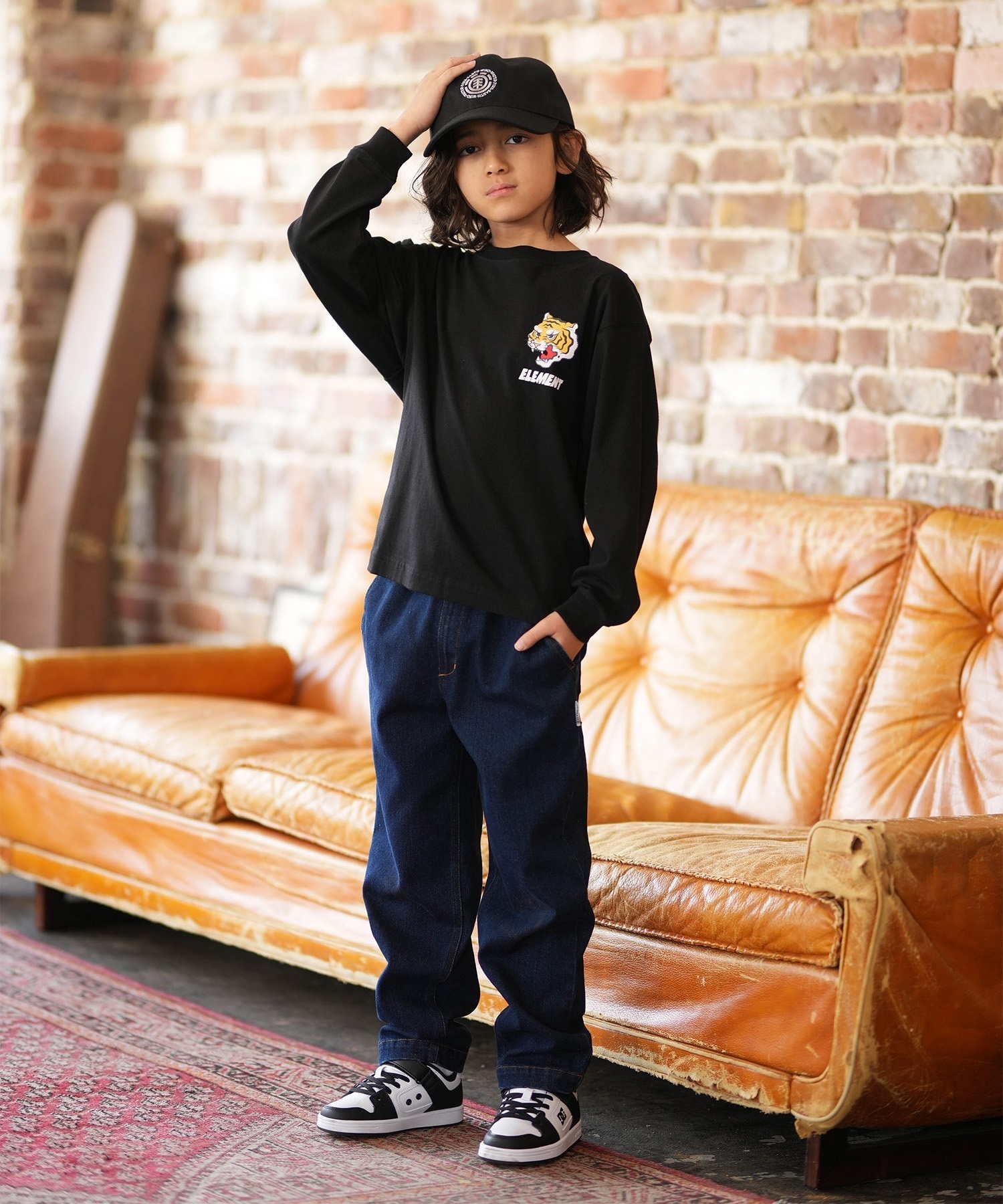 ELEMENT エレメント 長袖 Tシャツ ロンT キッズ ジュニア 子供 DOVE