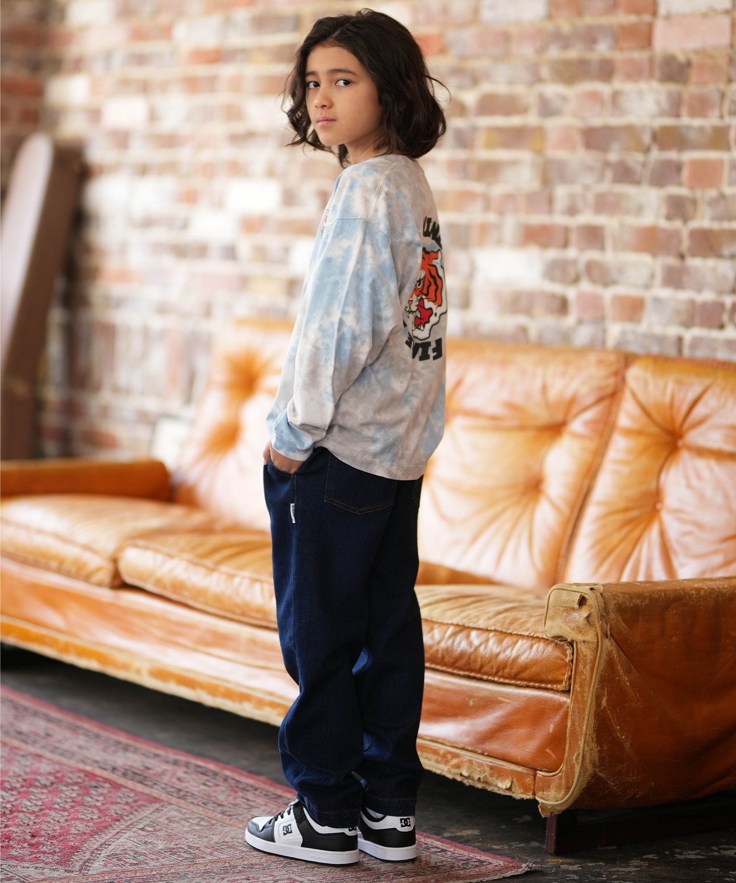 ELEMENT エレメント 長袖 Tシャツ ロンT キッズ ジュニア 子供 DOVE