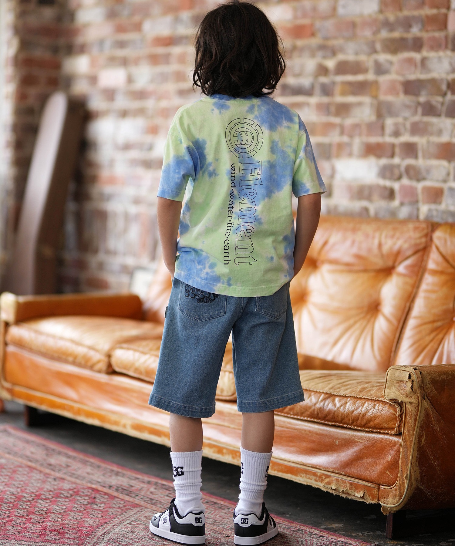 ELEMENT エレメント ショートパンツ ハーフパンツ キッズ ジュニア 子供 ショーツ BG025610(BEG-130cm)