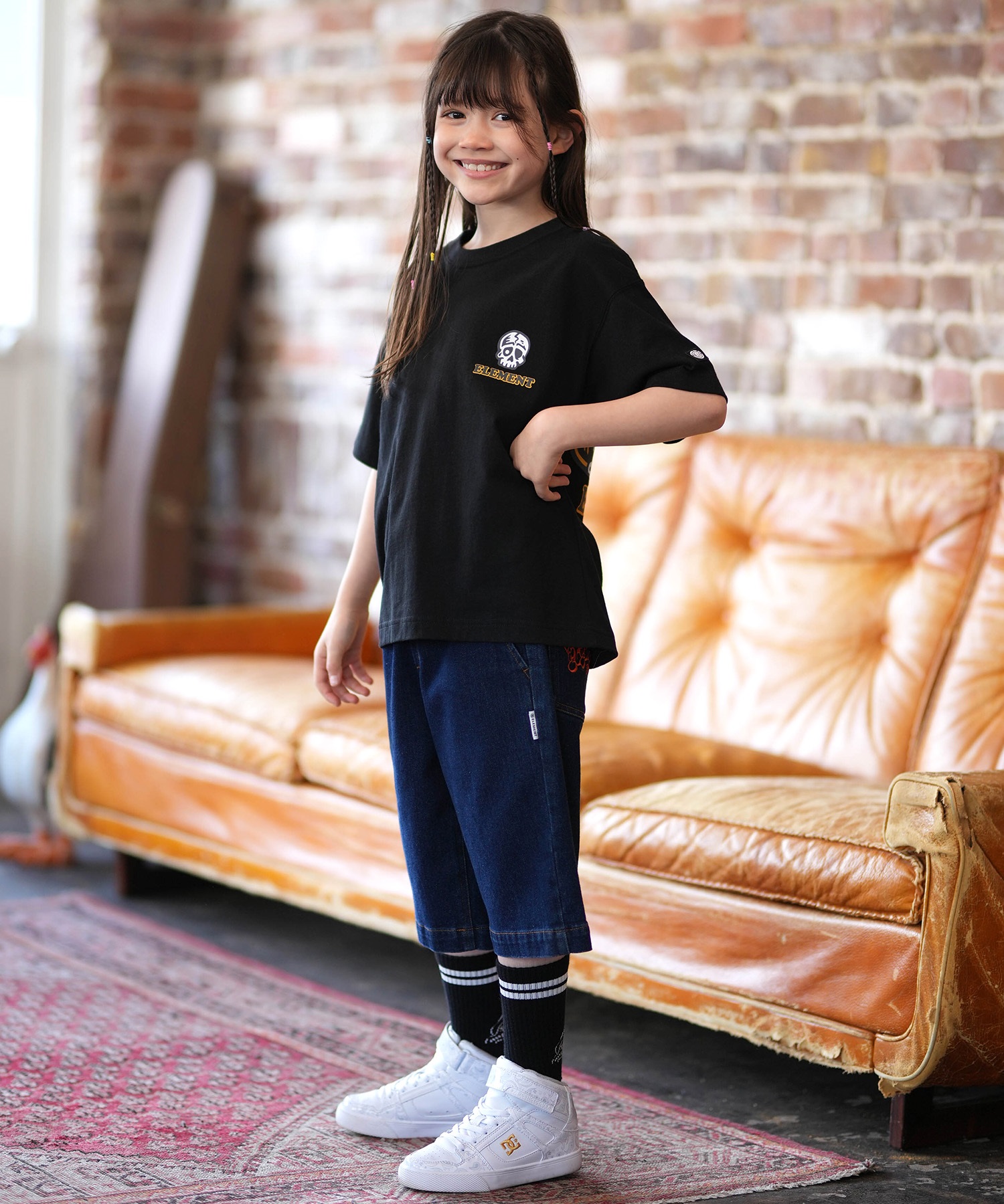 ELEMENT エレメント ショートパンツ ハーフパンツ キッズ ジュニア 子供 ショーツ BG025610(BEG-130cm)