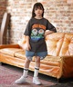 ELEMENT エレメント 半袖 Tシャツ キッズ ジュニア 子供 オーバーサイズ FLOWER SS G BG025P06(BSP-130cm)