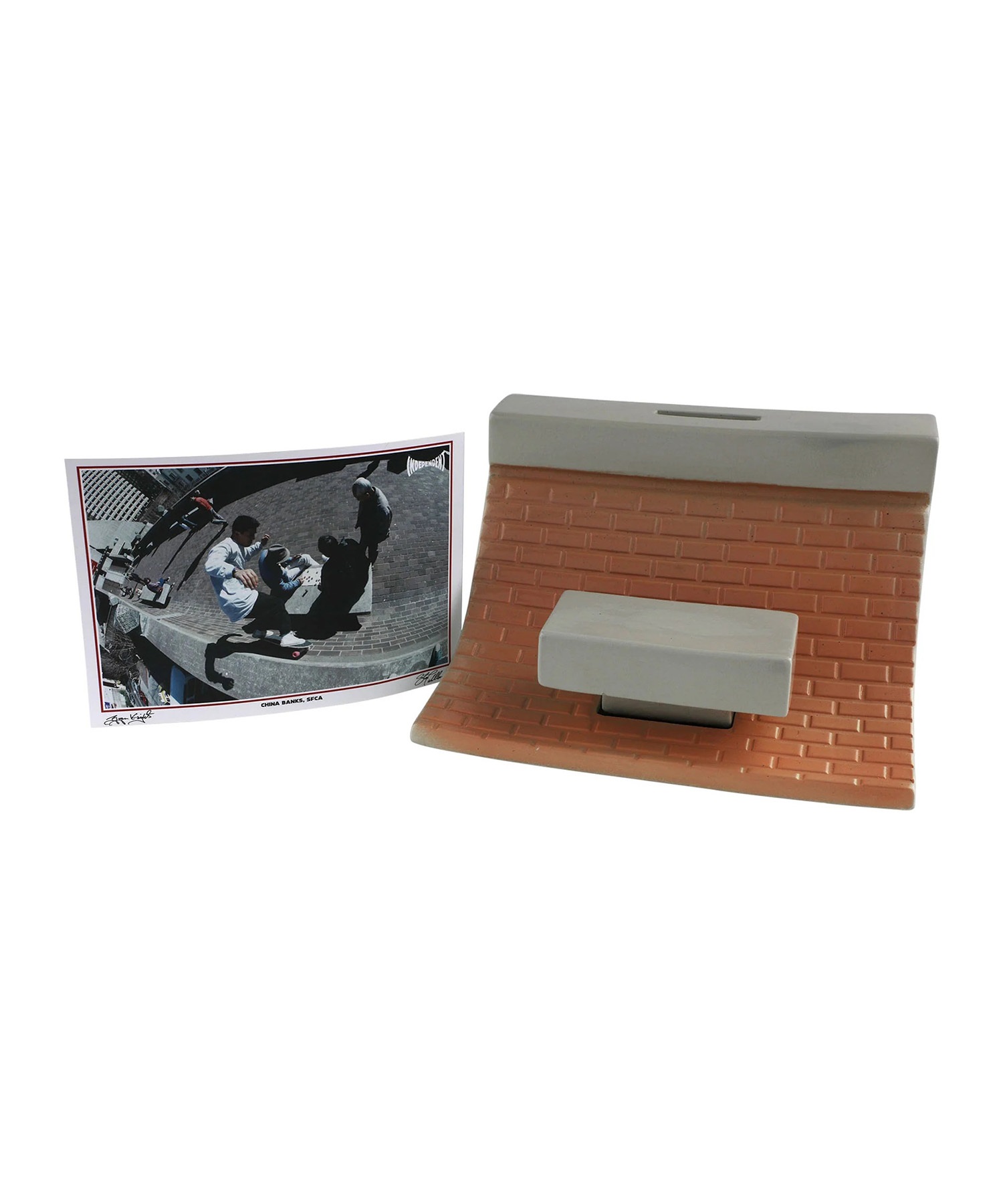INDEPENDENT インディペンデント CHINA BANKS COIN BANK スケート