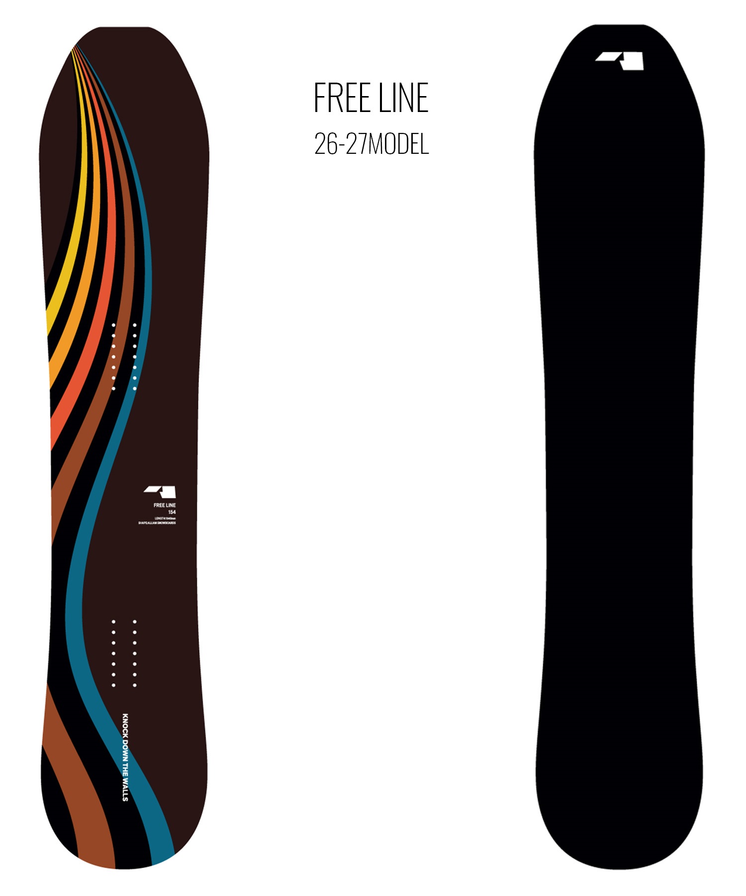 ALLIAN アライアン FREE LINE フリーライン スノーボード 板 フリー