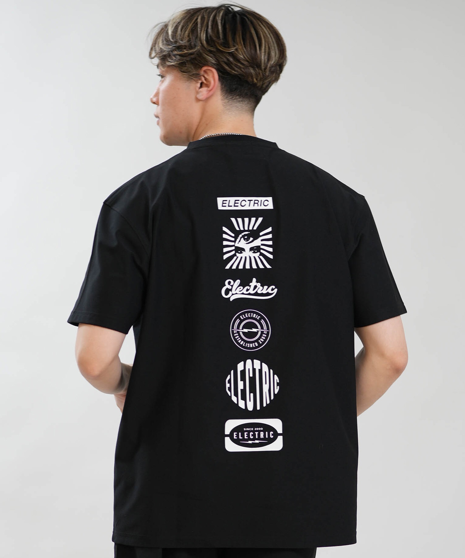 Electric エレクトリック 半袖 Tシャツ メンズ LOGOS DRY S S TEE