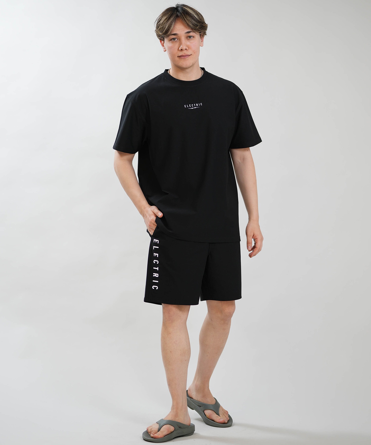 Electric エレクトリック 半袖 Tシャツ メンズ LOGOS DRY S S TEE
